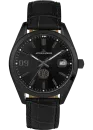 Jacques Lemans BVB-02 Uhr Herren Edelstahl Leder schwarz Quarz